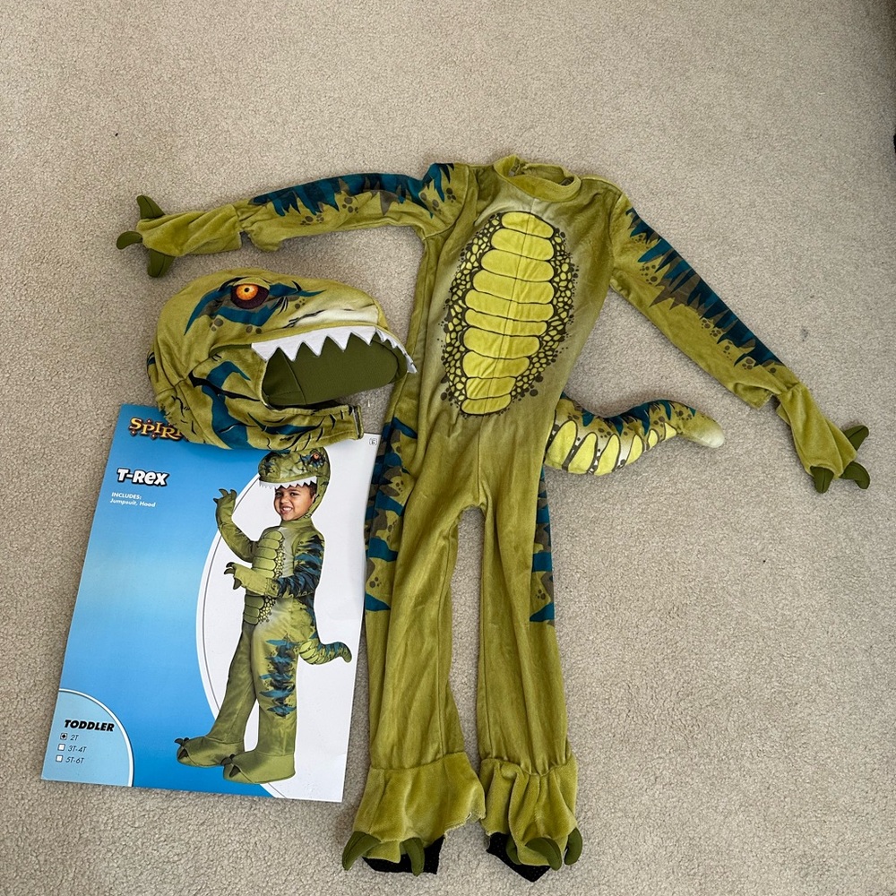 Dino T Rex Costume Toddler size 2T Halloween